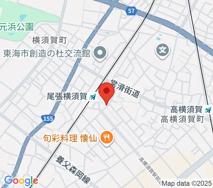 ユタカ楽器の地図