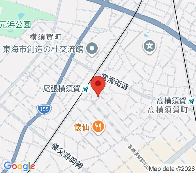 ユタカ楽器の地図