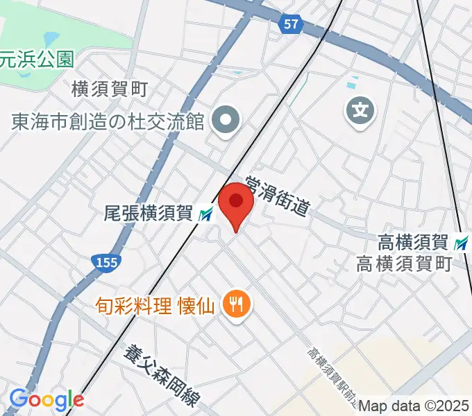 ユタカ音楽教室の地図