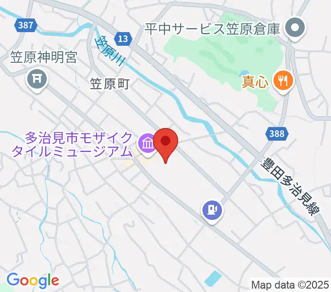多治見市笹原交流センターの地図