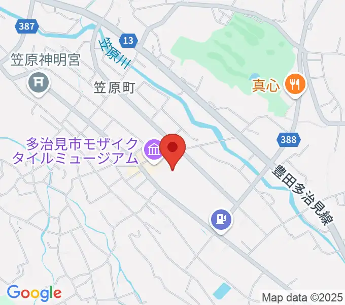 多治見市笹原交流センターの地図
