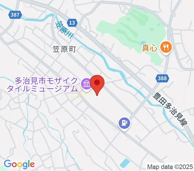 多治見市笹原交流センターの地図