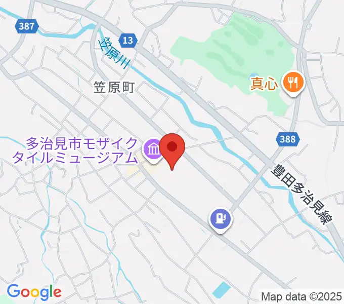 多治見市笹原交流センターの地図