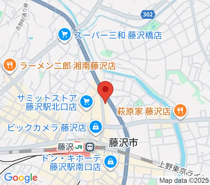 新堀ライブ館の地図