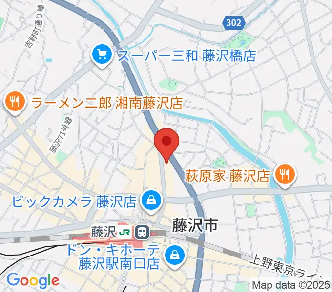 新堀ライブ館の地図