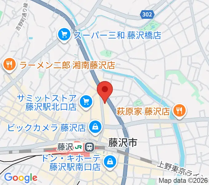 新堀ライブ館の地図