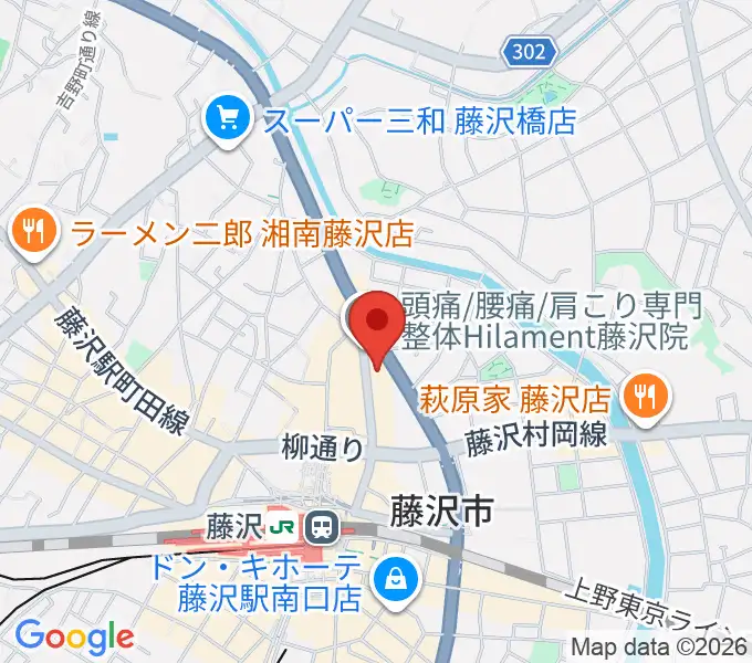 新堀ライブ館の地図