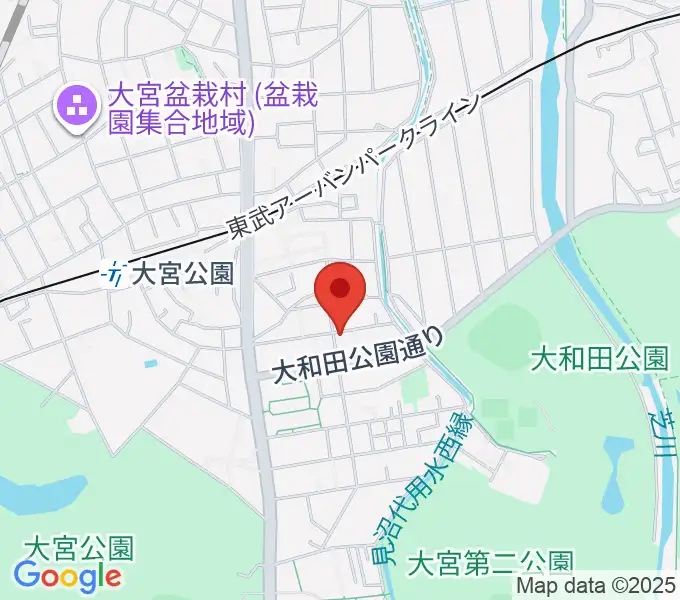 バッハアカデミーの地図