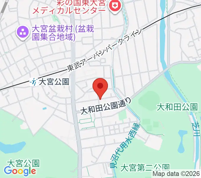 バッハアカデミーの地図