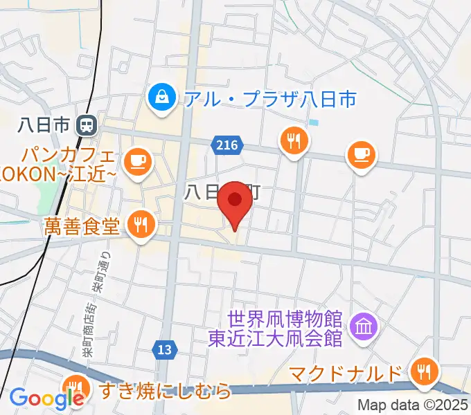 太子ホールの地図