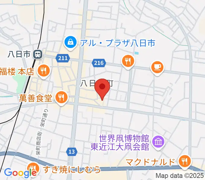 太子ホールの地図