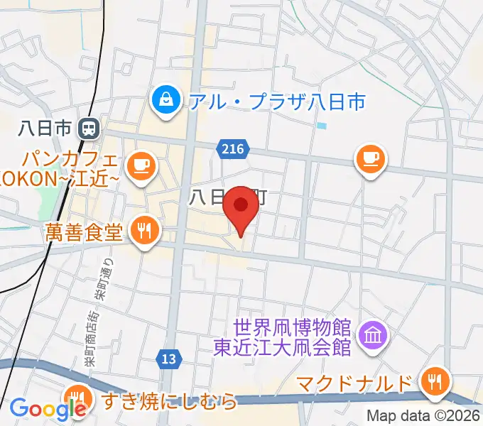 太子ホールの地図