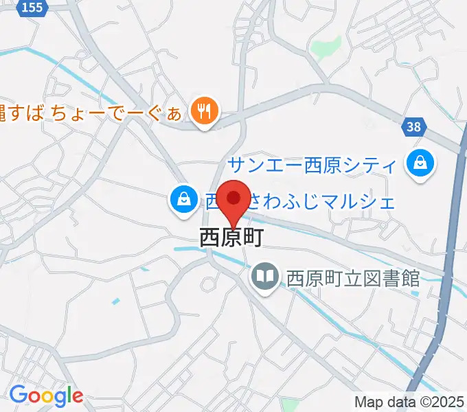 西原町町民交流センターさわふじ未来ホールの地図