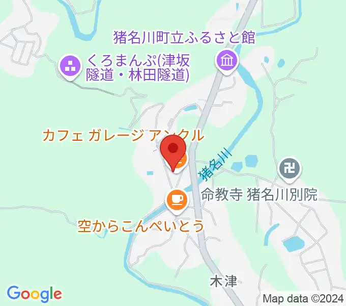 カフェガレージ アンクルの地図