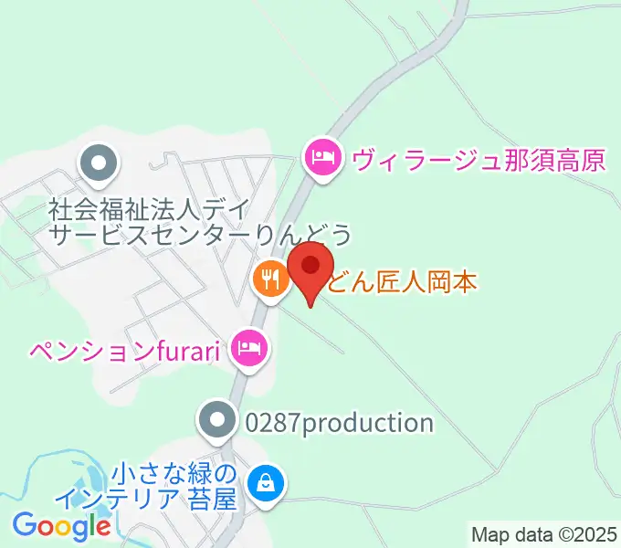 弦楽亭の地図