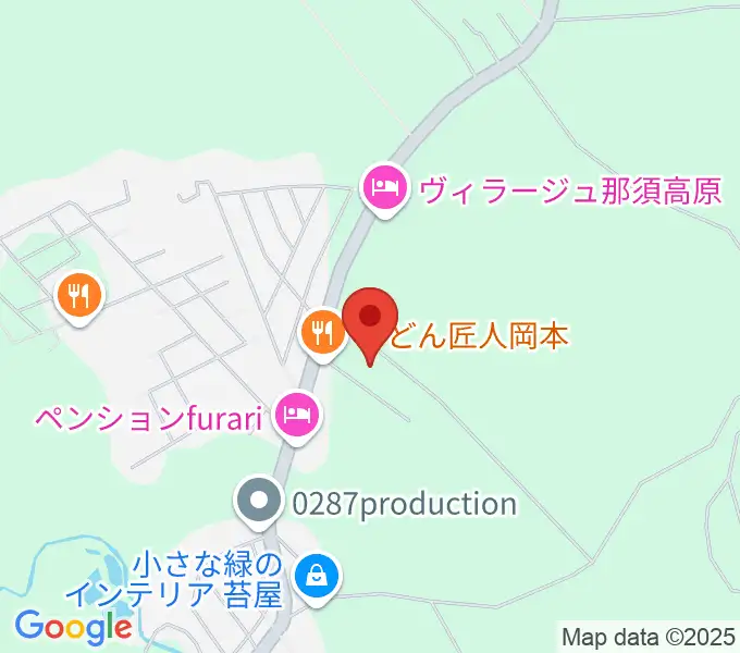 弦楽亭の地図