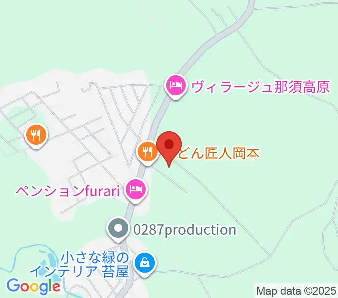 弦楽亭の地図