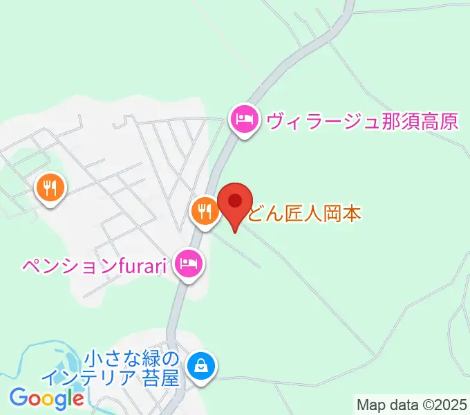 弦楽亭の地図