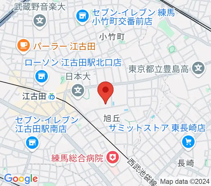 よしこの音楽室の地図