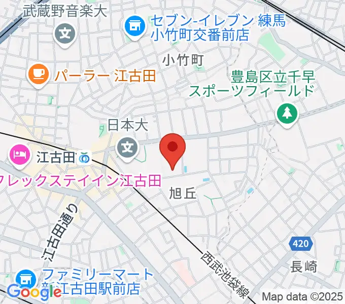 よしこの音楽室の地図