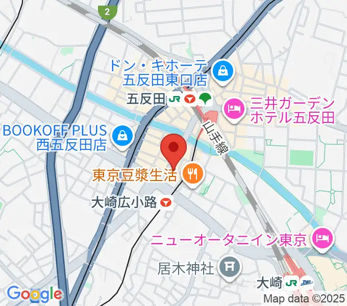 五反田ロッキーの地図