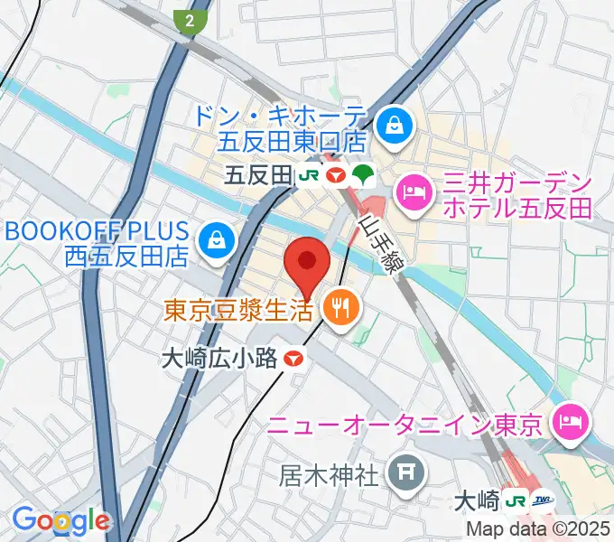 五反田ロッキーの地図