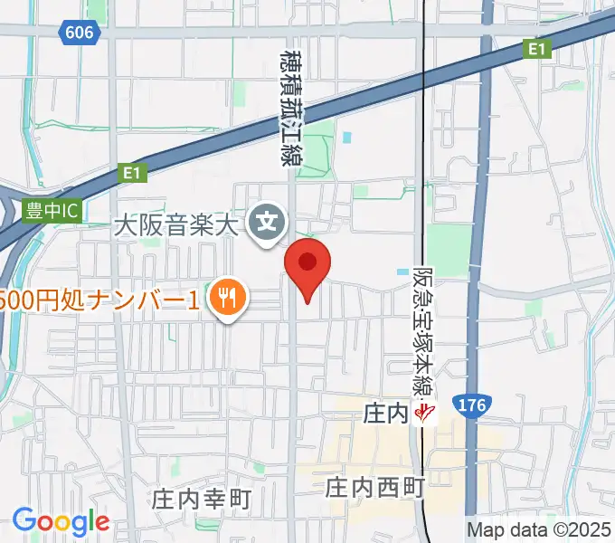 大阪音楽大学 ザ・カレッジ・オペラハウスの地図