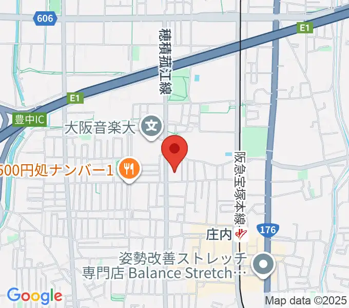 大阪音楽大学 ザ・カレッジ・オペラハウスの地図