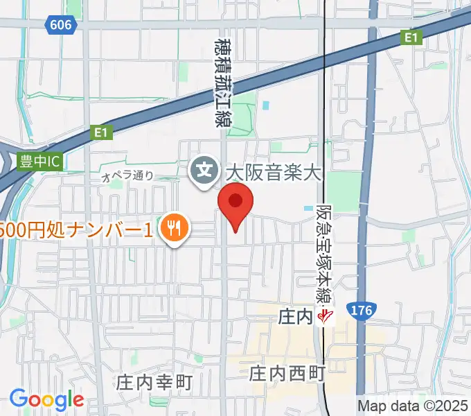 大阪音楽大学 ザ・カレッジ・オペラハウスの地図