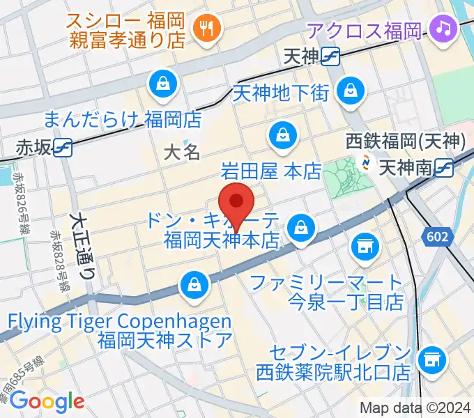 ティエンポ・ホールの地図