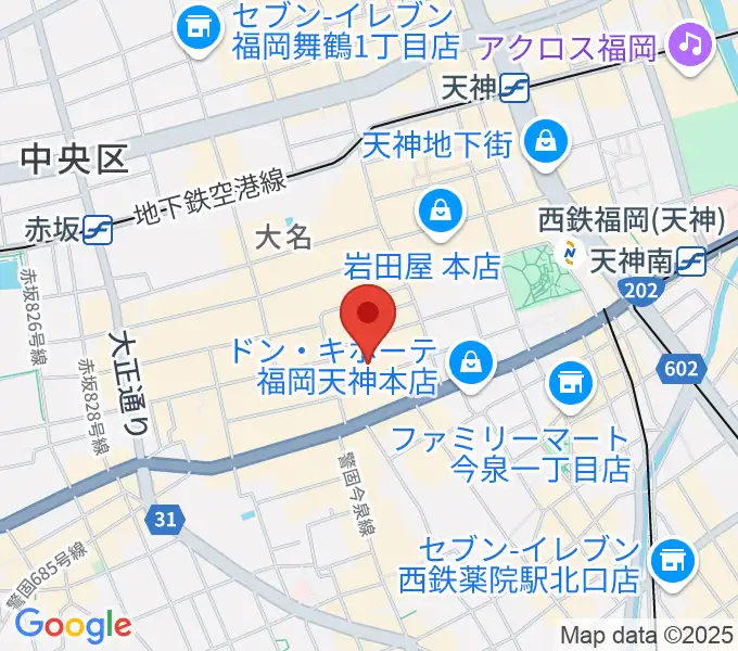 ティエンポ・ホールの地図