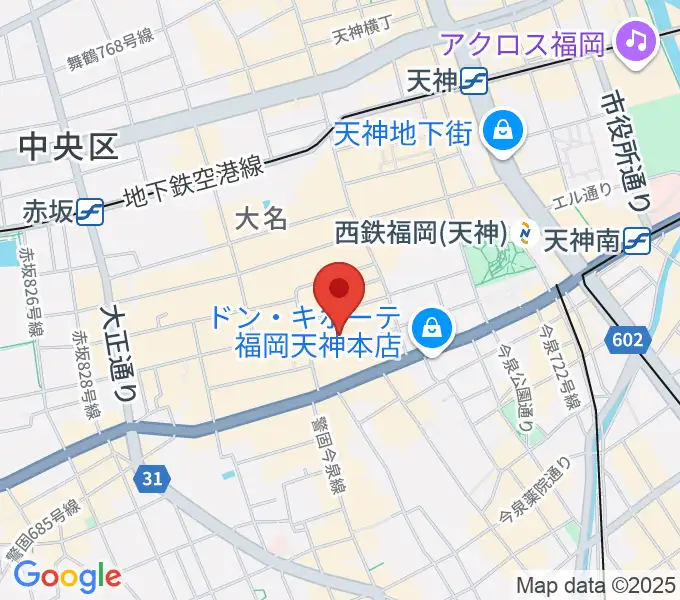 ティエンポ・ホールの地図
