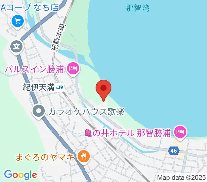 那智勝浦町体育文化会館の地図