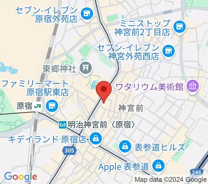 ハーモニー東京センターの地図