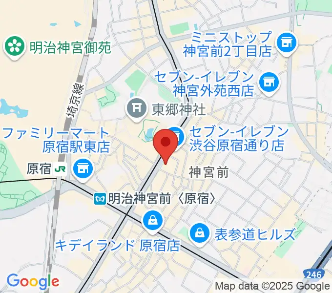 ハーモニー東京センターの地図