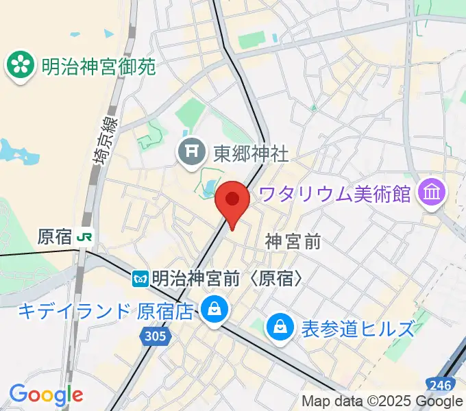 ハーモニー東京センターの地図