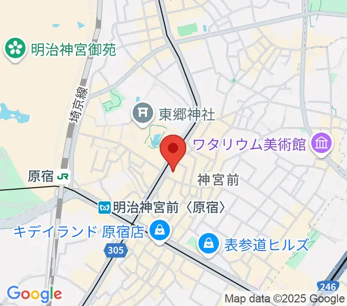 ハーモニー東京センターの地図