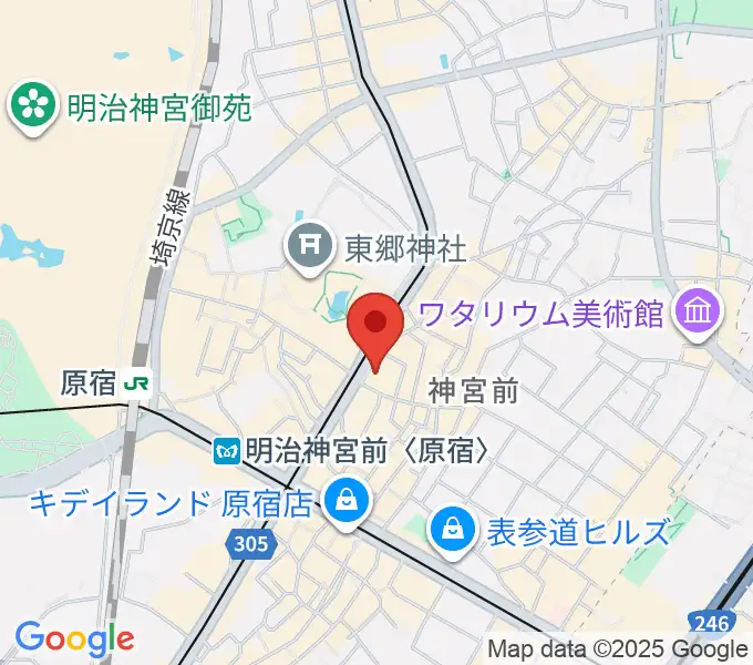ハーモニー東京センターの地図