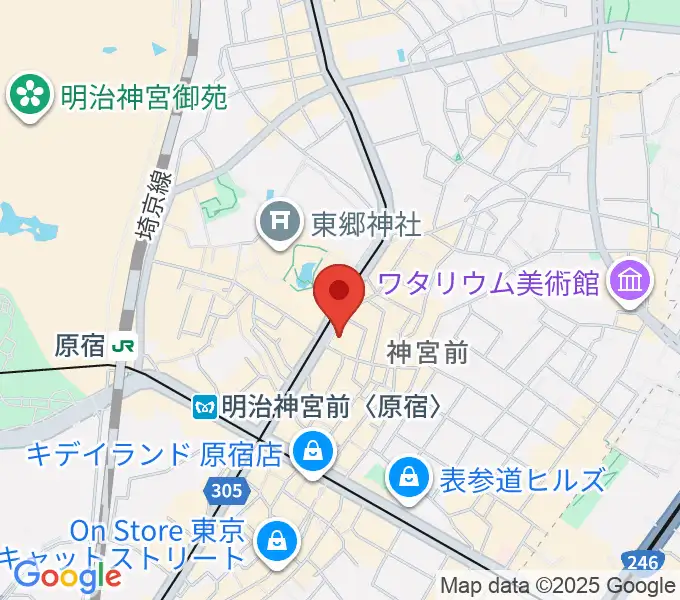 ハーモニー東京センターの地図
