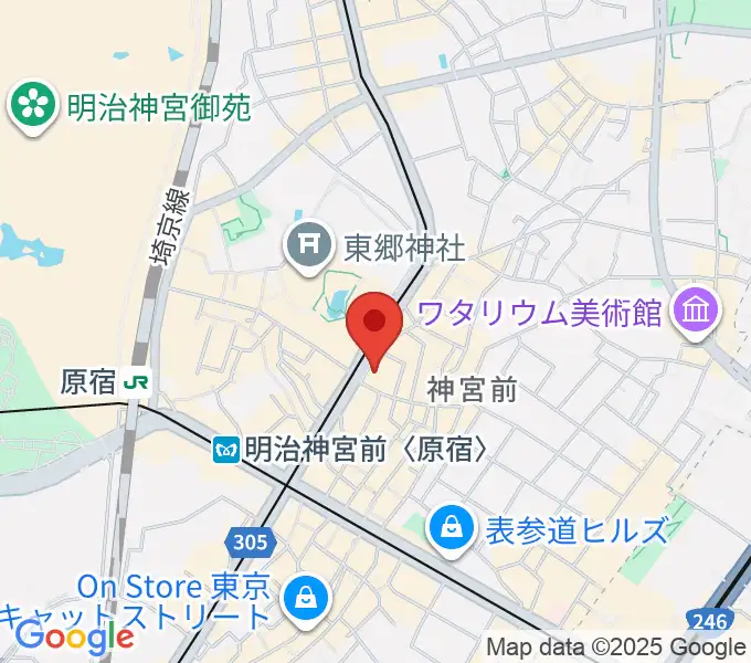 ハーモニー東京センターの地図