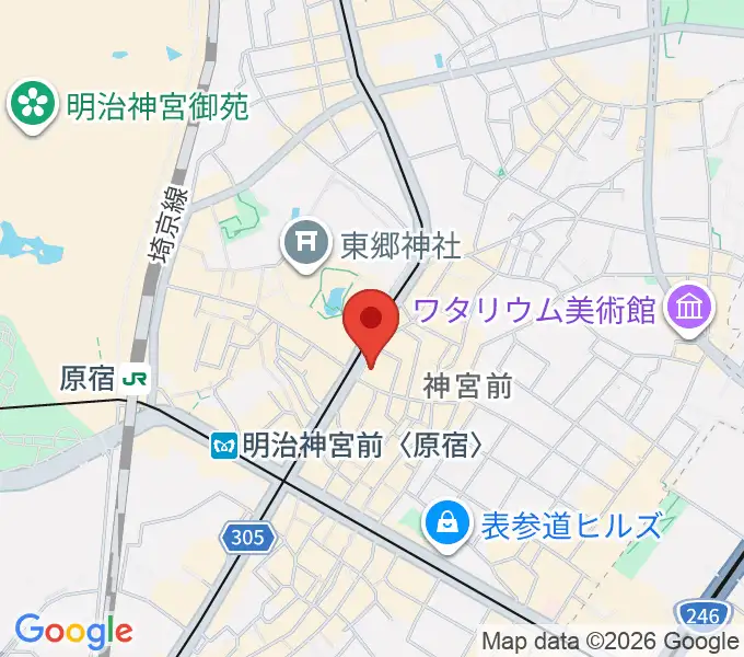 ハーモニー東京センターの地図
