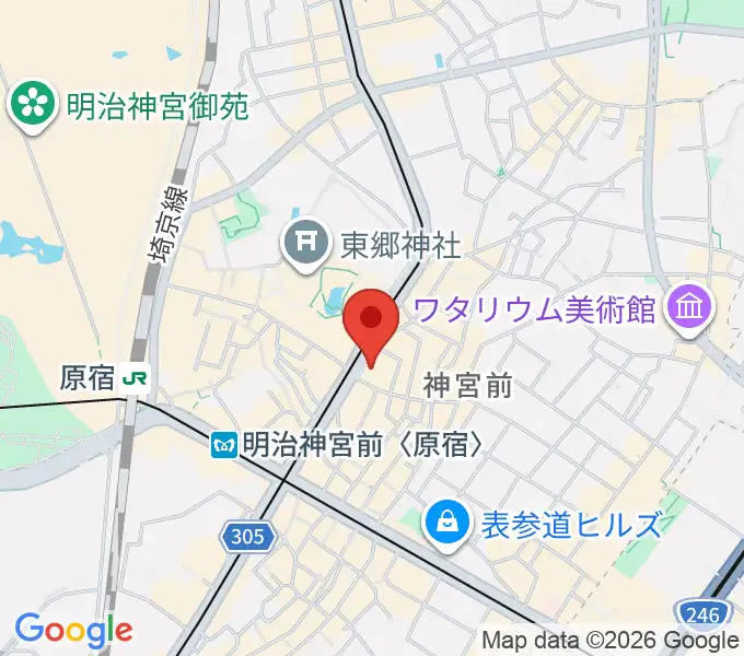 ハーモニー東京センターの地図