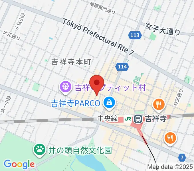 吉祥寺シルバーエレファントの地図