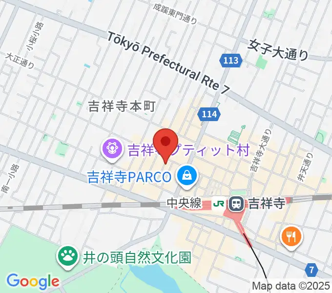 吉祥寺シルバーエレファントの地図