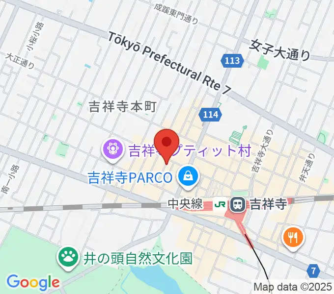 吉祥寺シルバーエレファントの地図