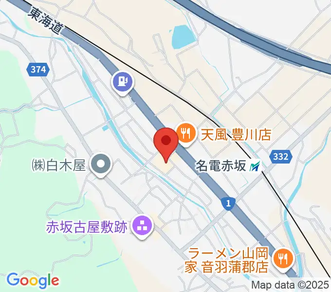 豊川市音羽文化ホール ウィンディアホールの地図
