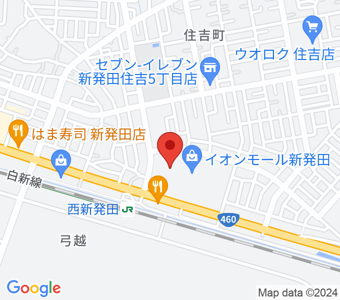 あぽろんイオンモール新発田店の場所