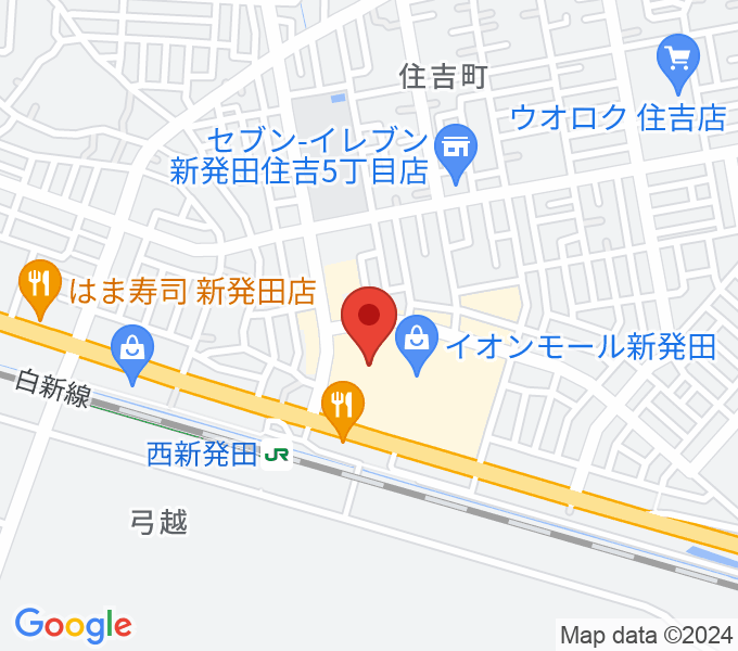 あぽろんイオンモール新発田店の場所