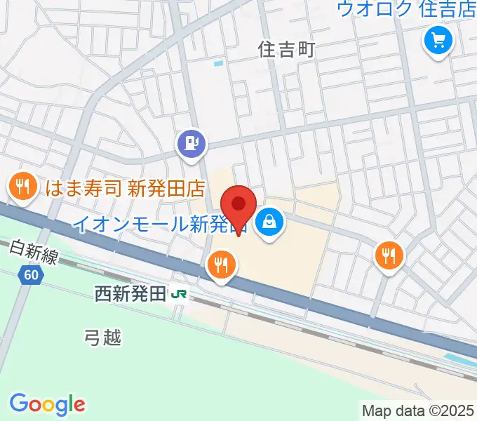 あぽろんイオンモール新発田店の地図