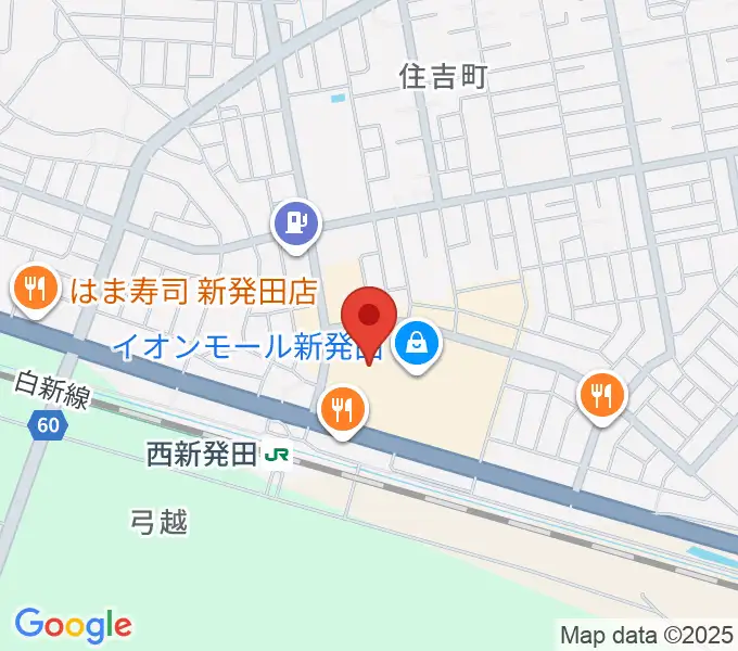 あぽろんイオンモール新発田店の地図